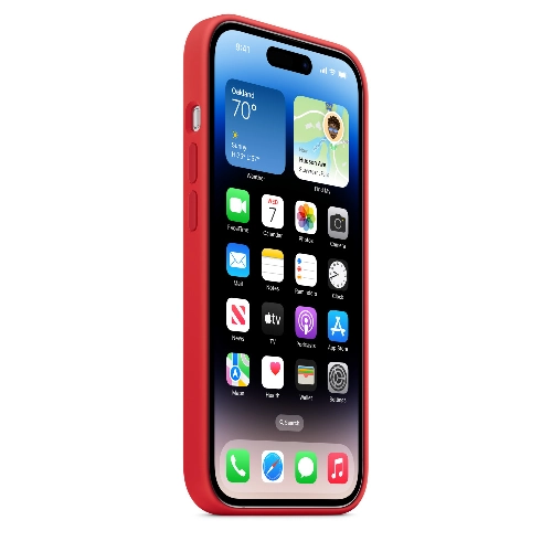 iPhone 14 Pro Silicon Case (PRODUCT)RED (MPTG3)